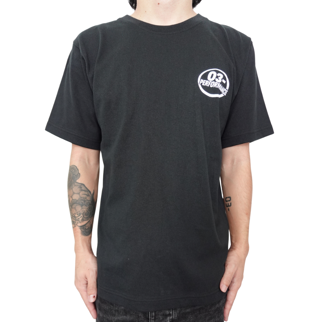 03- Round Logo Tee Black