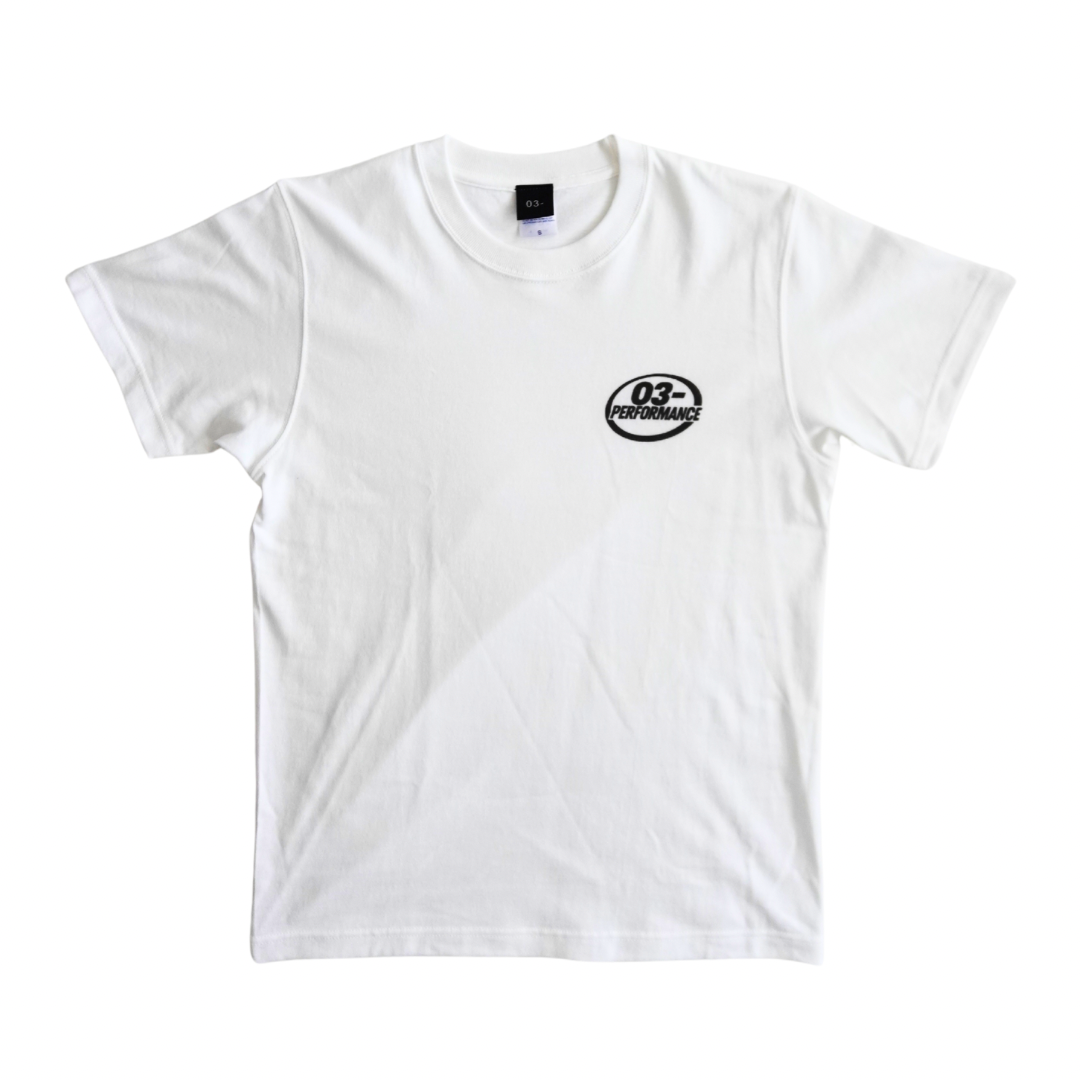 03- Round Logo Tee White